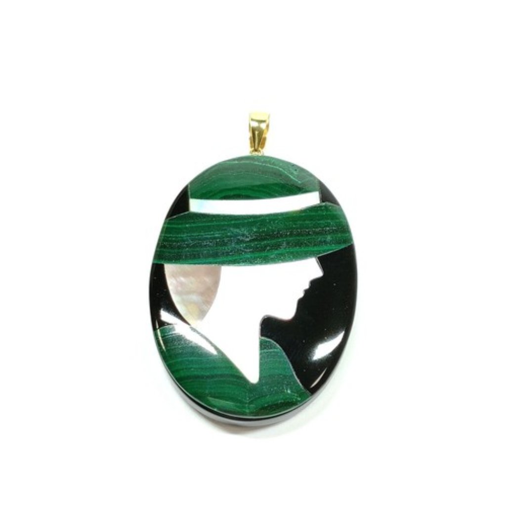 Jewelry Pendant Head Gold Yellow Gold Black 2334197